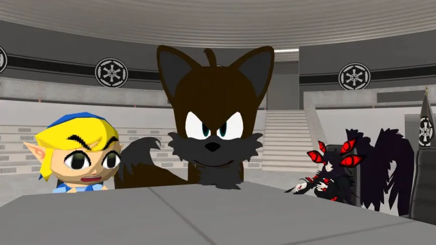 An angry council in vrchat